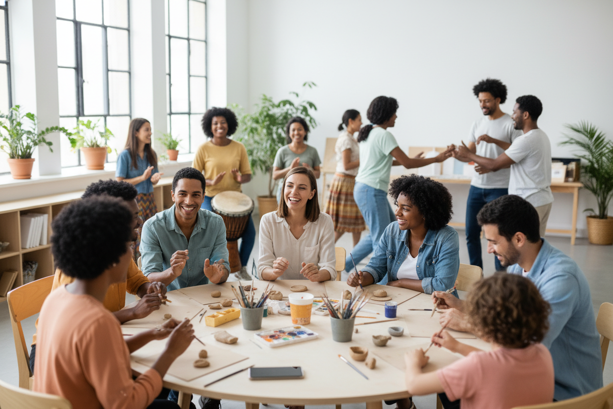 Waar vind je culturele workshops voor gemeenschappen?